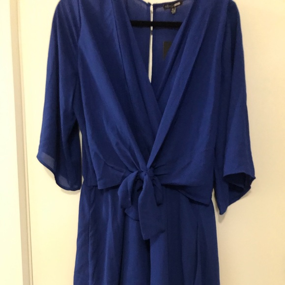 Fashion Nova 1XL royal romper - Picture 2 of 5